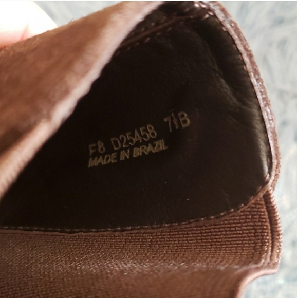 Cole Haan Chelsea Brown Ankle Strap Heeled Boots Size 7.5 - Picture 7 of 11